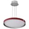 Nuvo Bandon, 20 Inch LED Pendant, Gray with Red Wrap, Acrylic Lens 62/3011 - alternate 7